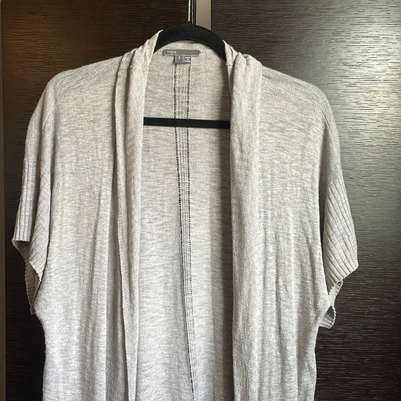 Vince lightweight open front long cardigan - Picture 1 of 7